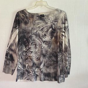 New Directions 2X dressy tee